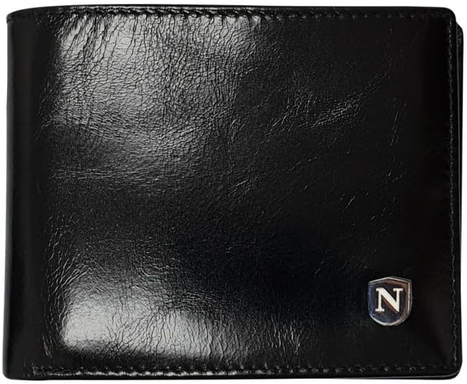 Natucci Black Leather Wallet - NTC14-3 - Image 2